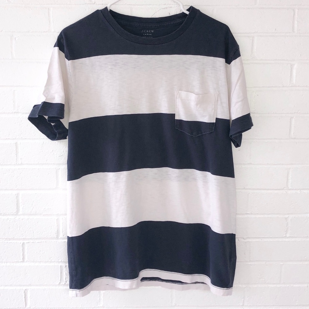J Crew striped short sleeved T-shirt